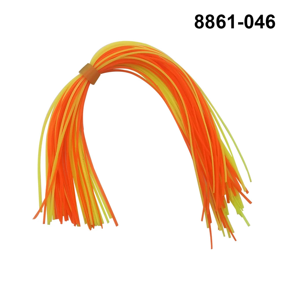5 pcs/lot 44 Strands Silicone Skirts Umbrella skirts Fishing Accessories Buzzbaits Spinner Buzz Bait