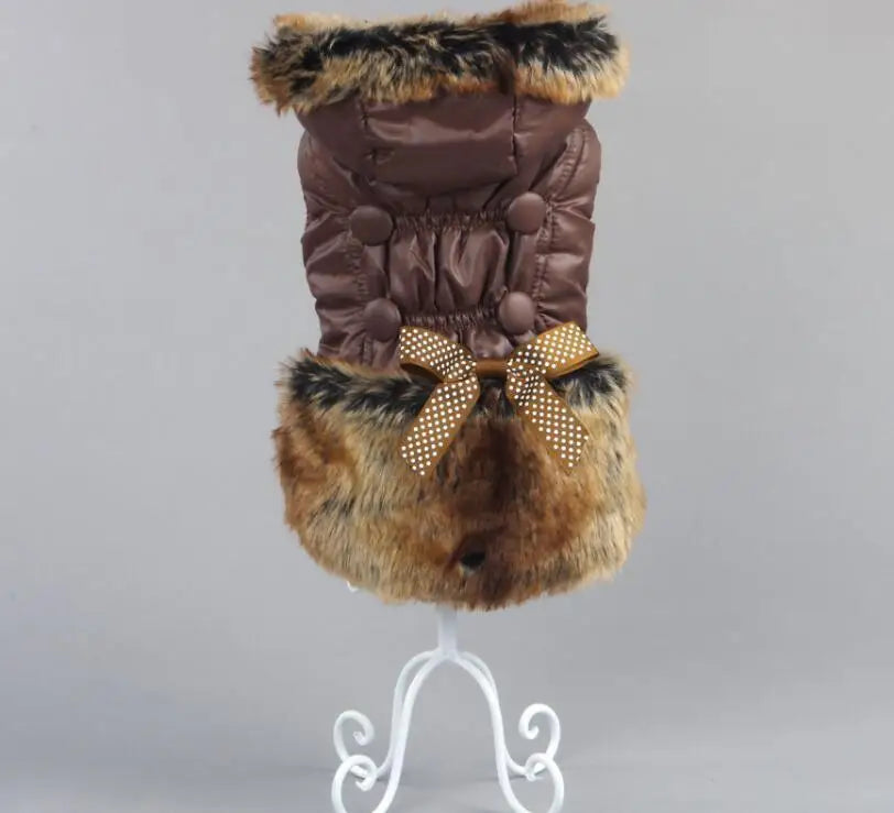 Hooded Pet Products Dog Clothes Winter Pet Clothing Hoodies Dog Puppy Jacket XS-3XL