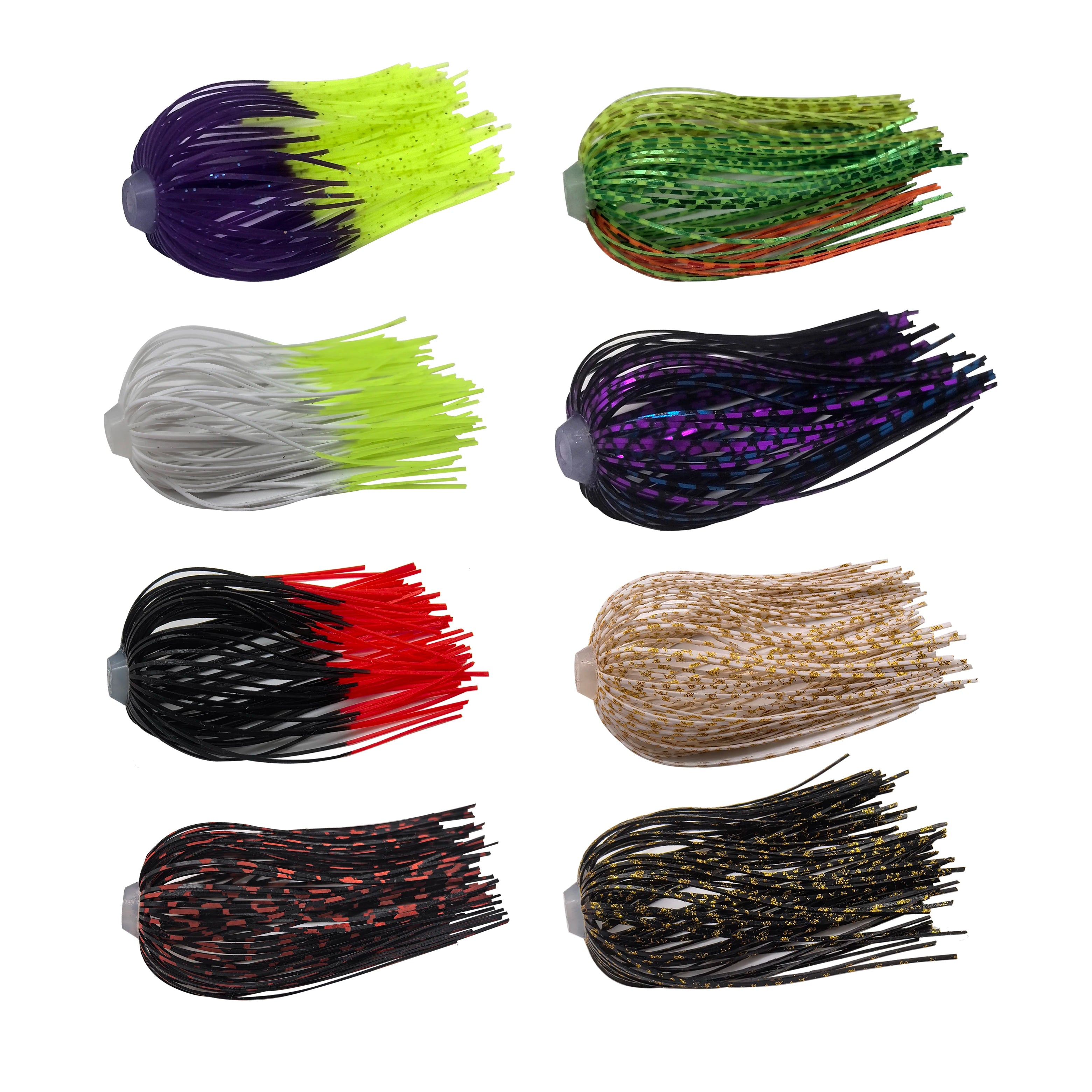 5 pcs/lot 88 Strands 64mm Silicone Skirts Elastic hole Umbrella skirts Fishing Accessories Buzzbaits Spinner Buzz Bait