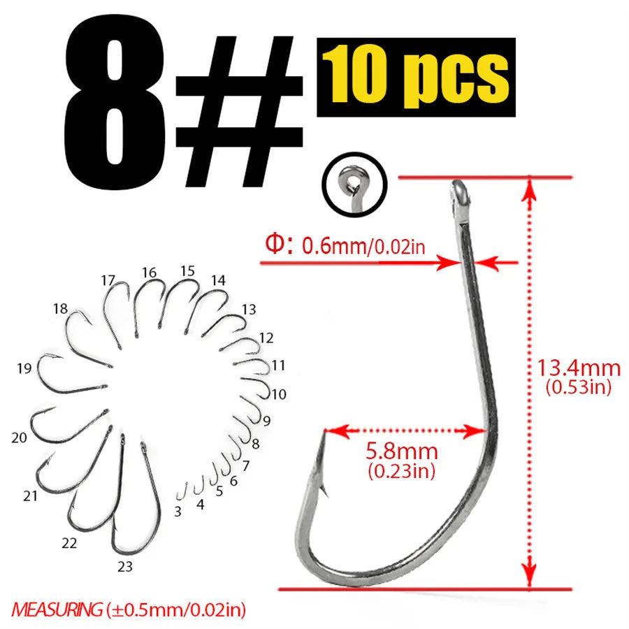 LS-9939 Saltwater Fishing Hooks - Made In Japan Quality