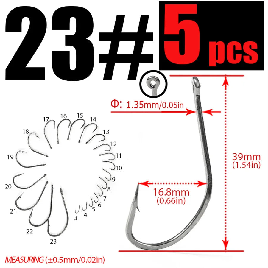 LS-9939 Saltwater Fishing Hooks - Made In Japan Quality