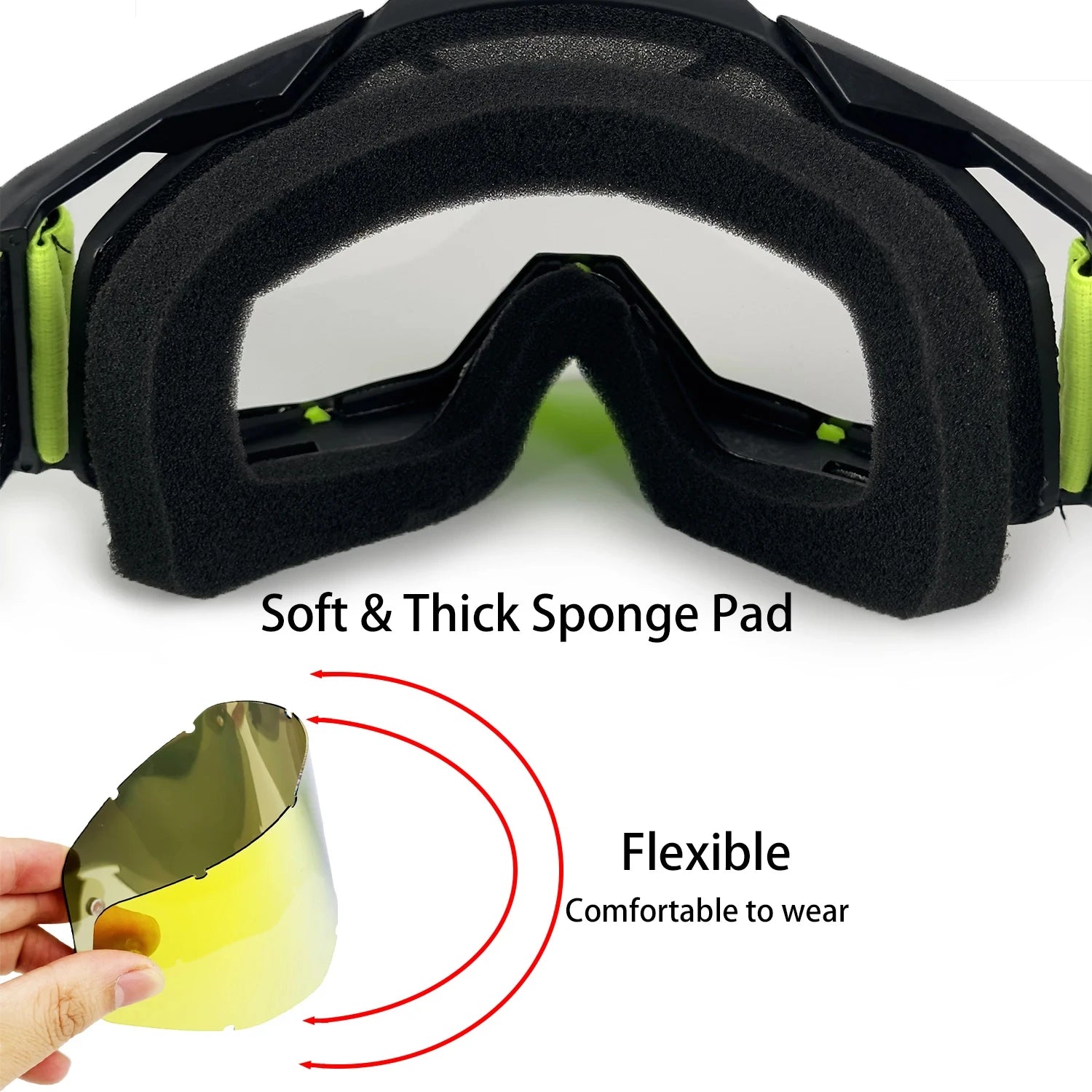 NAFEIB Motocross Glasses - Windproof Protection For Riders