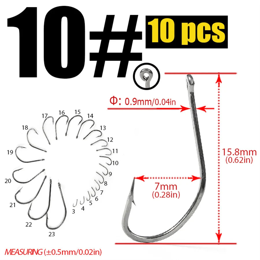 LS-9939 Saltwater Fishing Hooks - Made In Japan Quality