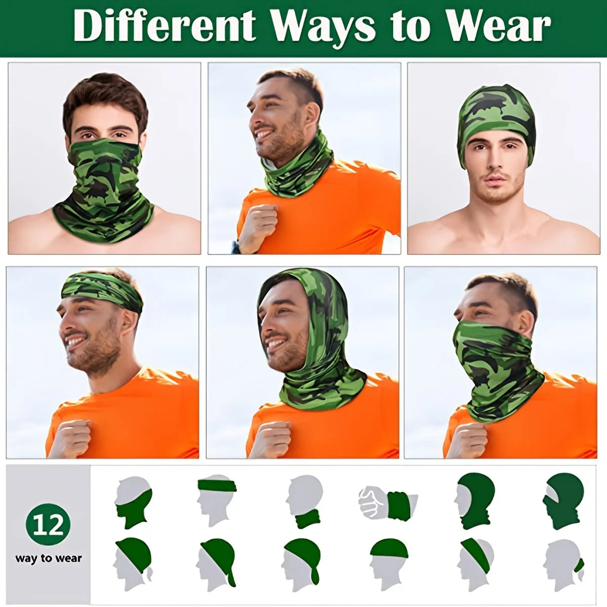 IceSilk UV Bandana - Breathable Quick Dry UV Shield
