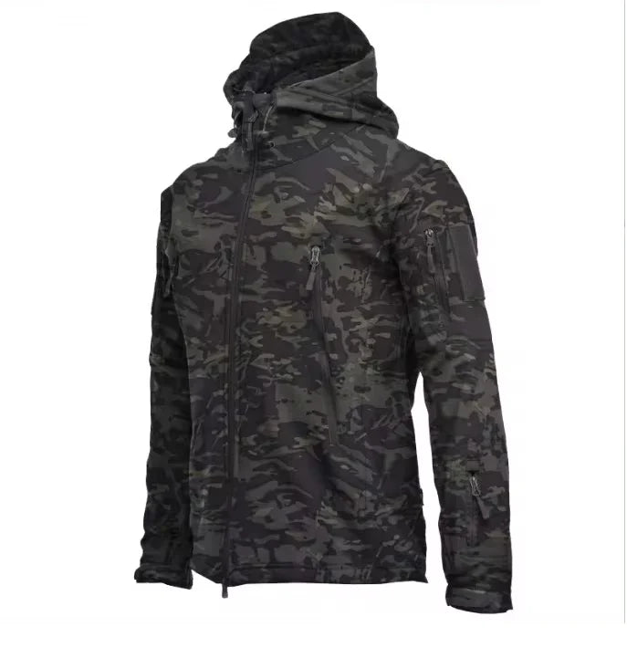 Military Shark Skin Soft Shell Jackets Men - Waterproof