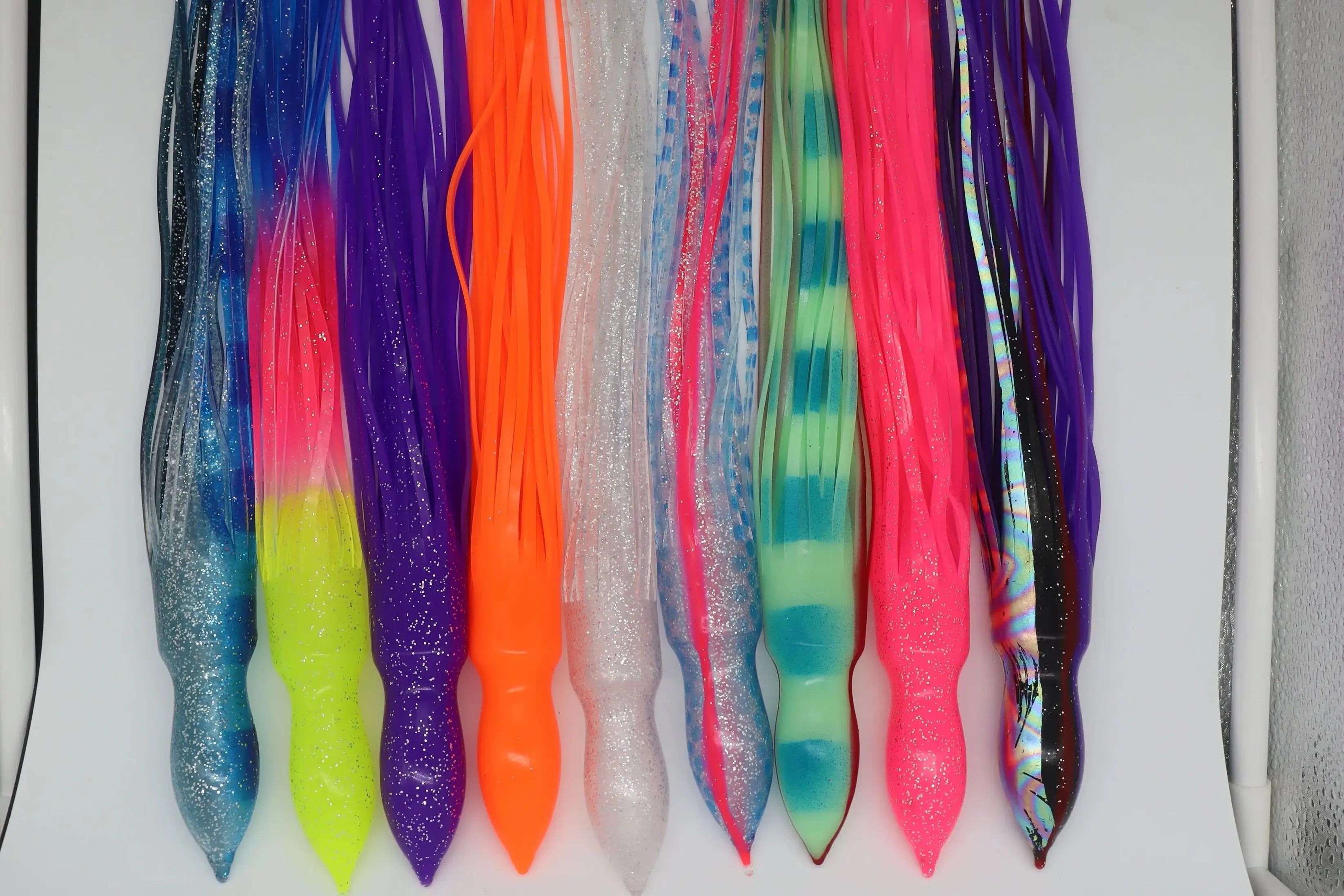 12'' Replacement Octopus Skirts for Trolling Lures Fishing Lure Skirt Marlin Tuna Big Game Fishing