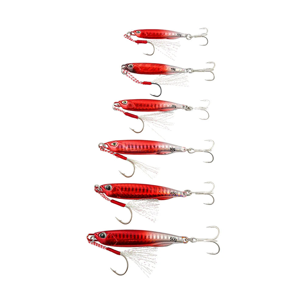 Atriptime Japen Metal Jig Spoon - Weighted 10-50g SeaBass