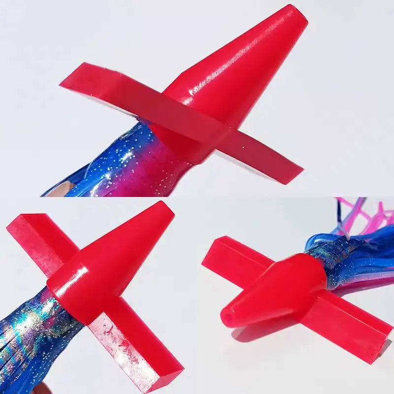 AquaLure Trolling Skirt Tuna Lure - Biomimetic Squid Uv