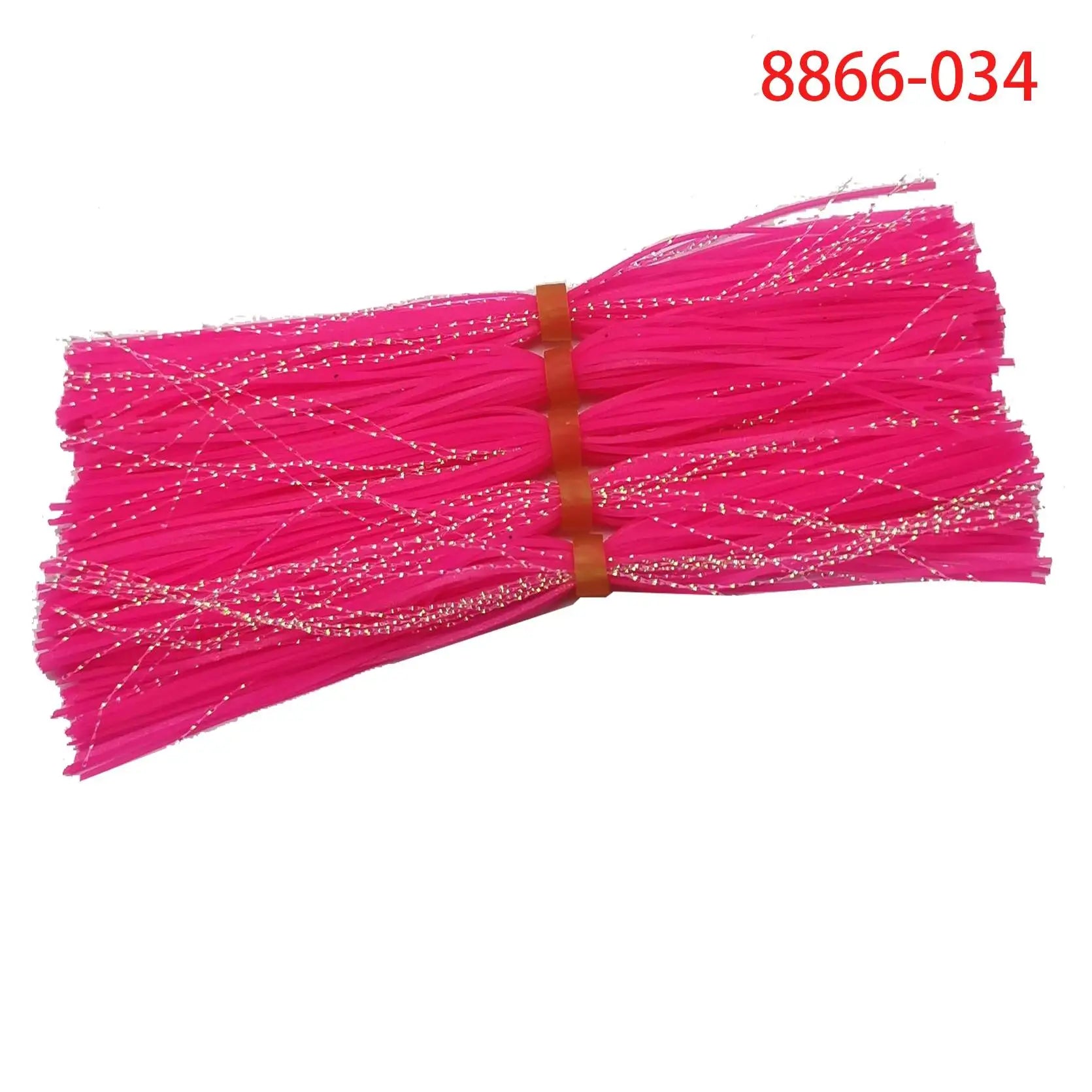 5 pcs/lot 44 Strands Silicone Skirts Umbrella skirts Fishing Accessories Buzzbaits Spinner Buzz Bait