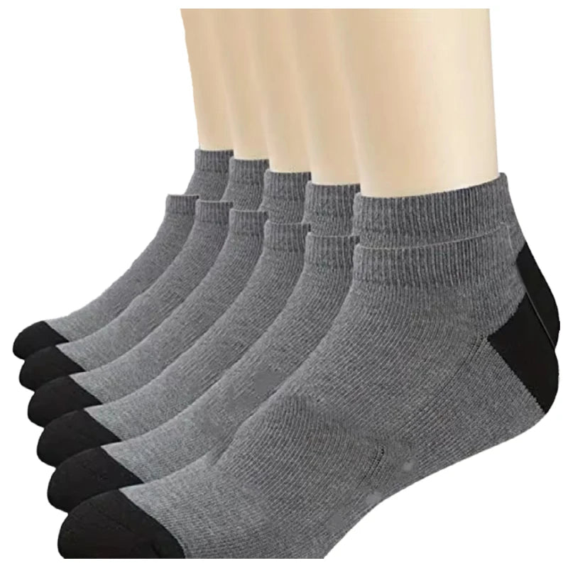Breathable Sports Bamboo Fiber Men’s Socks Sweat Absorption 10/5/3pairs
