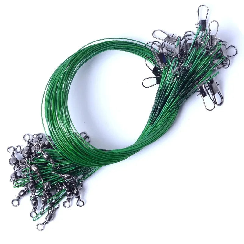 AquaPro Anti Bite Steel Leader With Swivel - AntiTangle