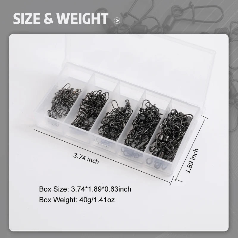 AquaPro Stainless Fishing Connector Pins 50pc - Durable
