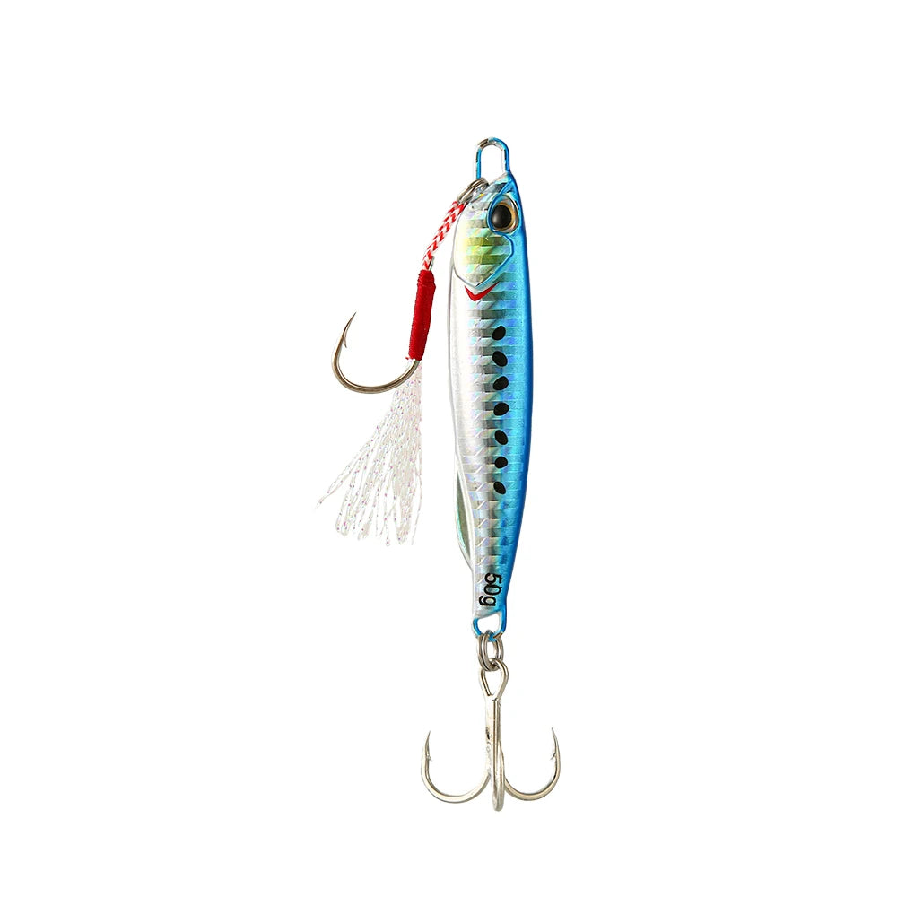 Atriptime Japen Metal Jig Spoon - Weighted 10-50g SeaBass