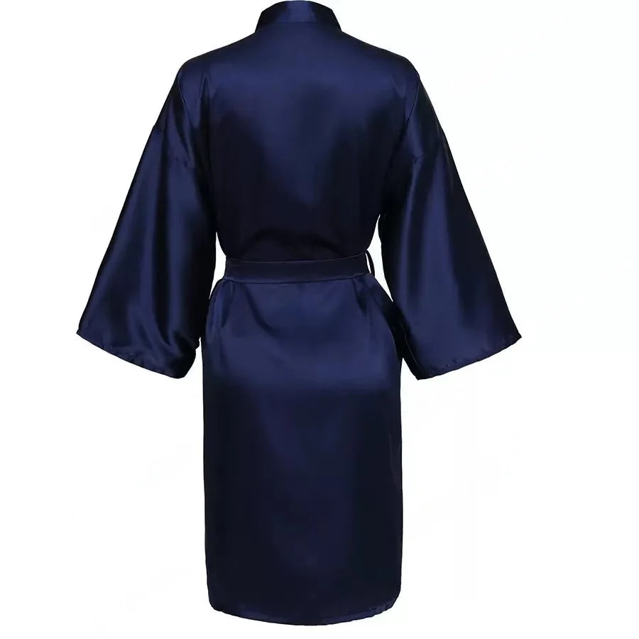 Bridal Satin Custom Bridesmaid Kimono - Personalized Robes
