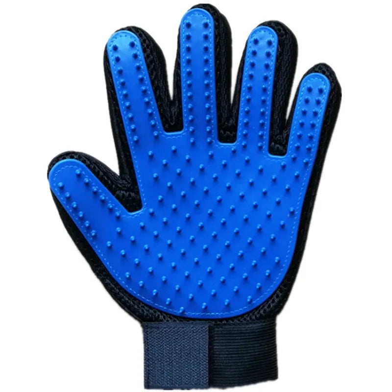 Hot Selling Pet Hair Combing Gloves. Sturdy Durable Hair Removal Cats & Dogs