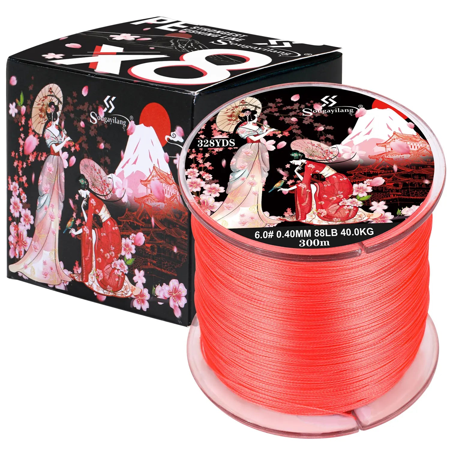 8 Strands Braided Fishing Line 100M 300M Multifilament Carp Fishing Japanese Braided Wire Fishing Accessorie PE Line