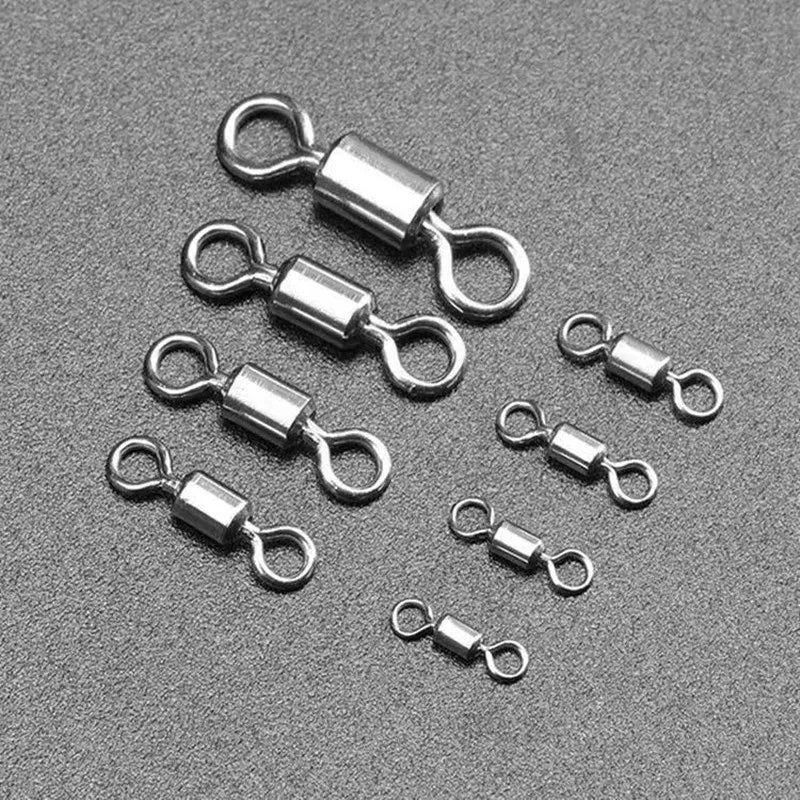 AquaForge Fishing Swivel Set - Stainless Steel Ball Bearing
