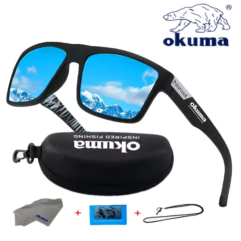 Okuma fashion vintage polarized fashion glasses retro driving fishing luxury fashion glasses, anti-glare eyewear eyepiecesUV400