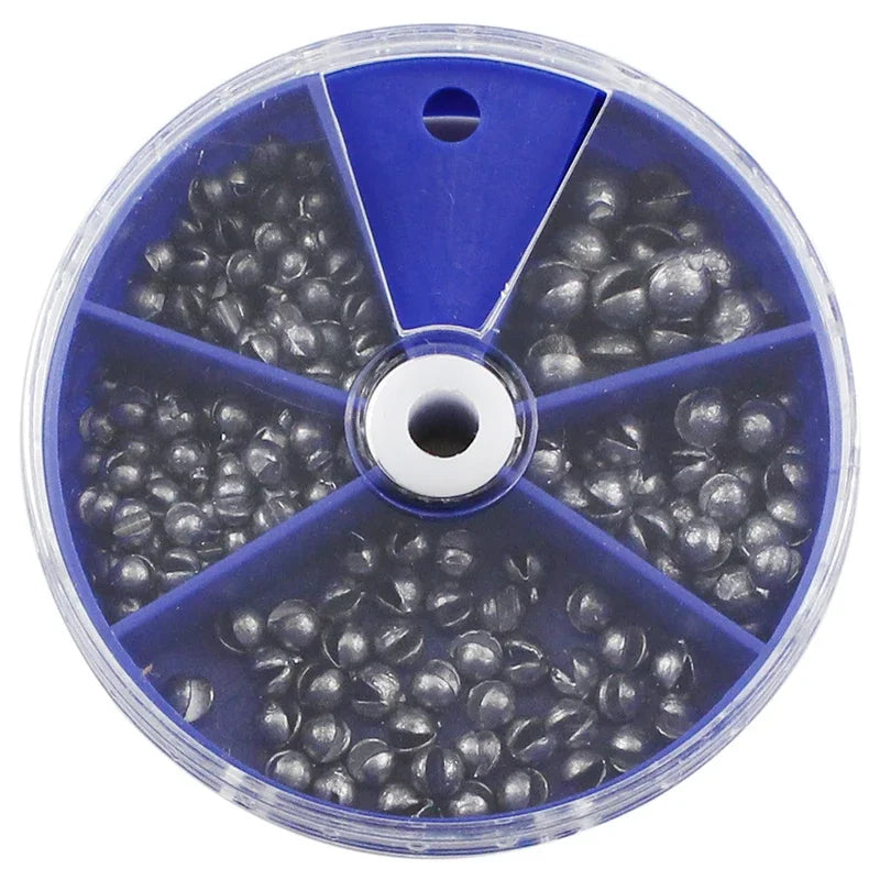 AquaPro 205PCS Fishing Weights Set - Removable Split Sinker