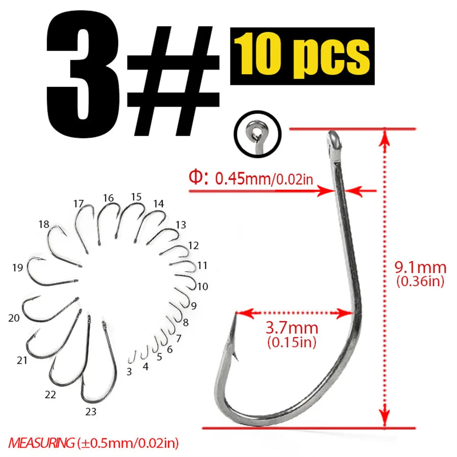 LS-9939 Saltwater Fishing Hooks - Made In Japan Quality