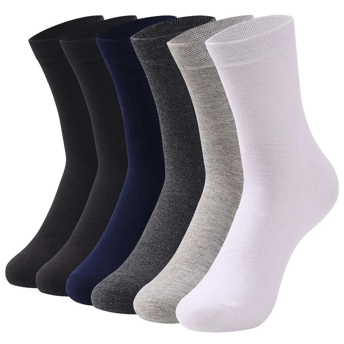 Breathable Sports Bamboo Fiber Men’s Socks Sweat Absorption 10/5/3pairs