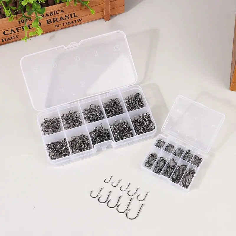 AquaPro Boxed Hooks Set - Rust Resistant Stainless Steel