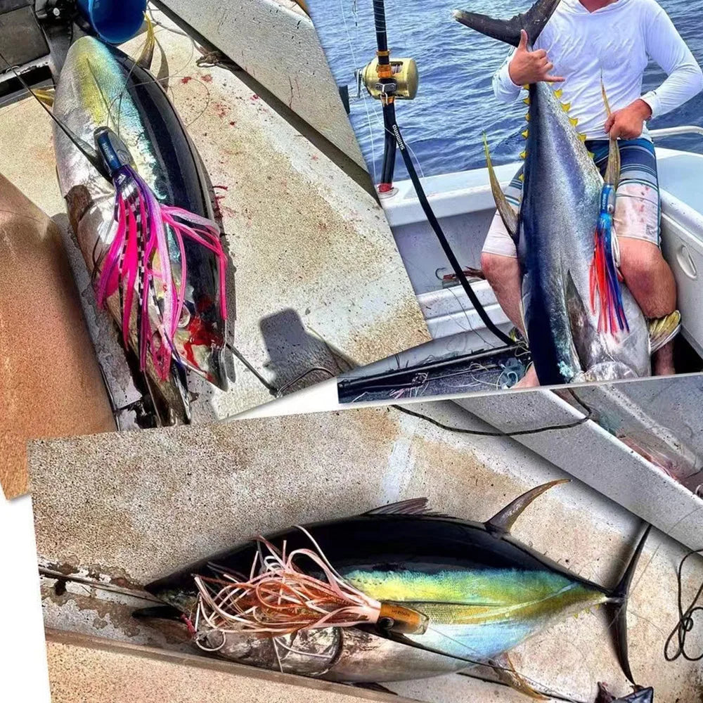 233mm 115g Marlin Lures Offshore DeepSea Boat Fishing Bait Saltwater Trolling Lure Mahi Wahoo Sworldfish Big Game Fishing Tackle