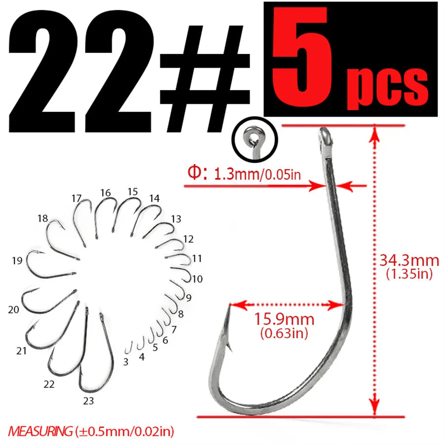 LS-9939 Saltwater Fishing Hooks - Made In Japan Quality