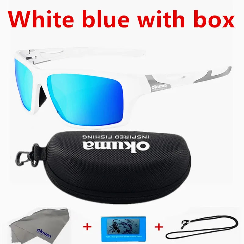 2025 Okuma Polarized Fishing Sunglasses UV400 Protective Bicycle, Driving, Hunting, Outdoor Sports Equipment