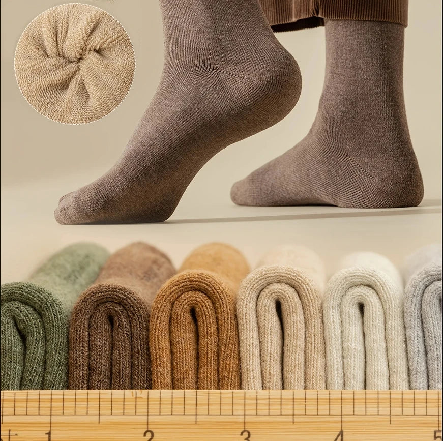 Breathable Sports Bamboo Fiber Men’s Socks Sweat Absorption 10/5/3pairs