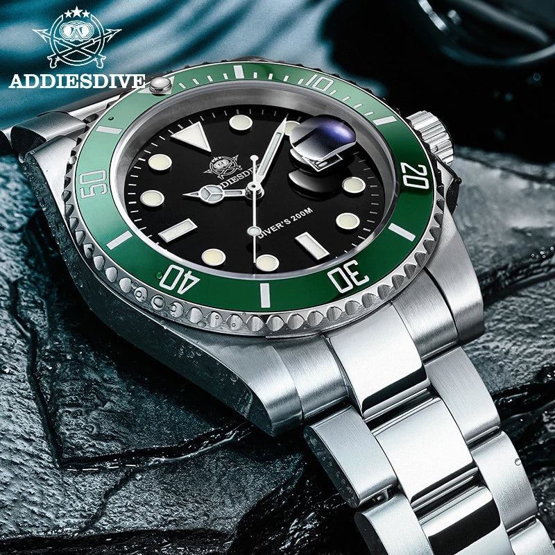 Men's Stainless Steel Watch Leisure Quartz Waterproof Outdoor Sports Watch