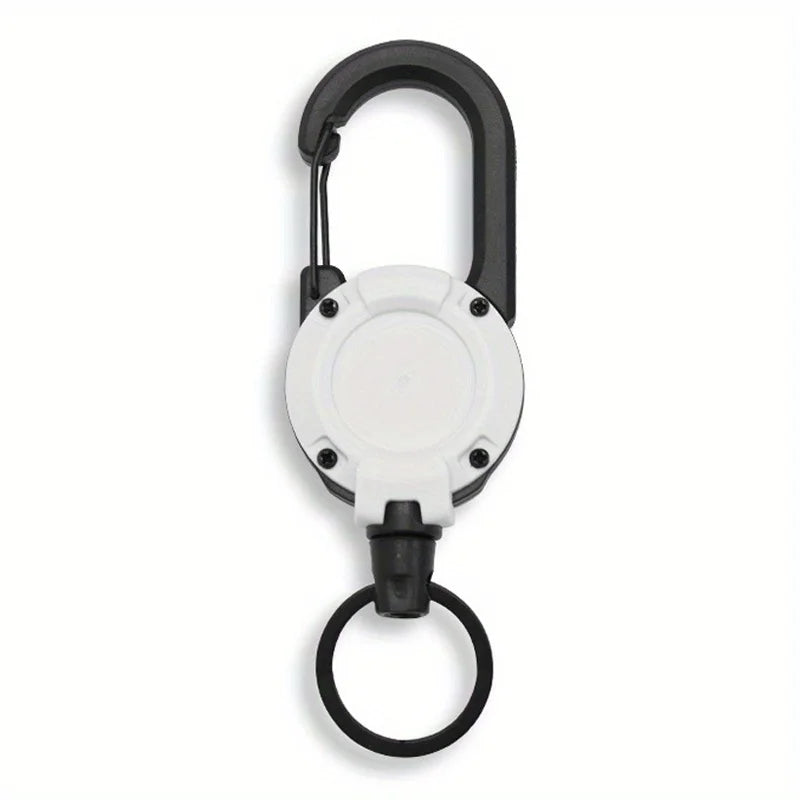 KeyGuard Retractable Wire Rope Keychain - Easy Access