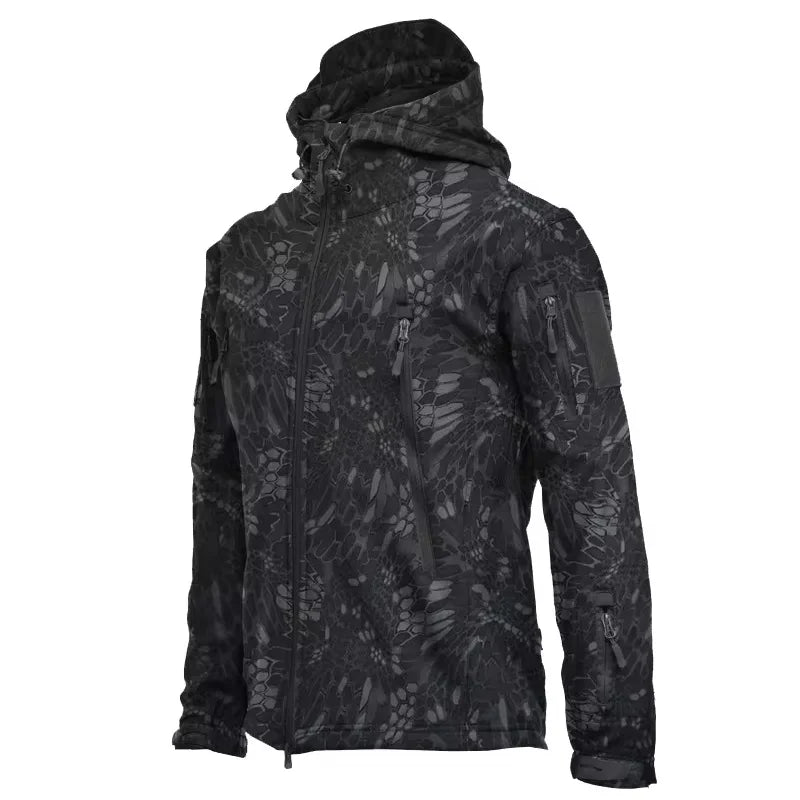 Military Shark Skin Soft Shell Jackets Men - Waterproof