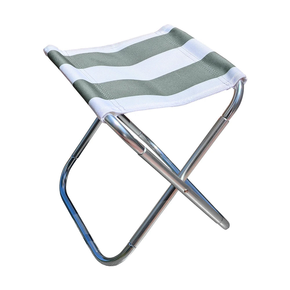 Outdoor Aluminium Alloy Portable Folding Picnic Camping Stool MIni Fishing Chair Ultralight