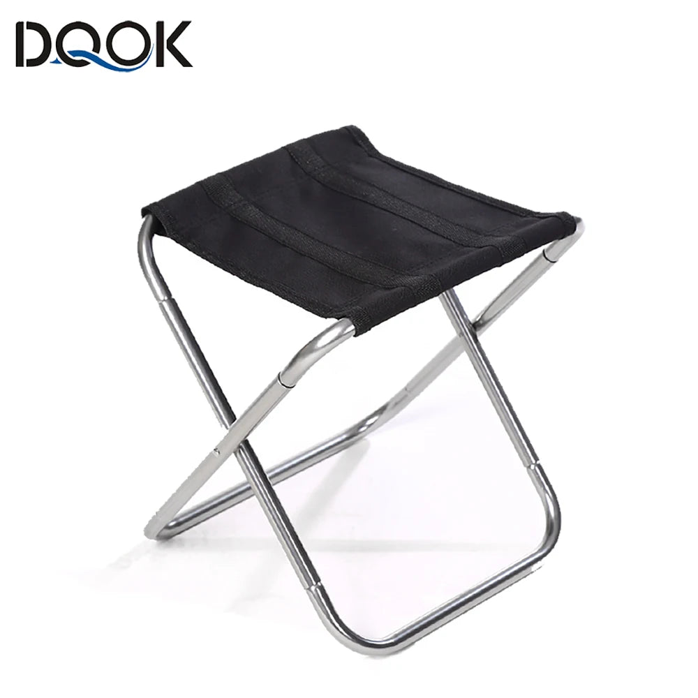 Outdoor Aluminium Alloy Portable Folding Picnic Camping Stool MIni Fishing Chair Ultralight