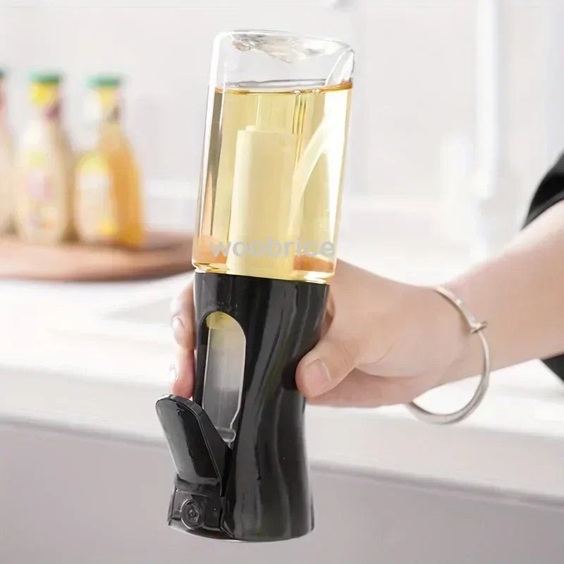CleverChef Olive Oil Spray Bottle - Fan Spray For Coating