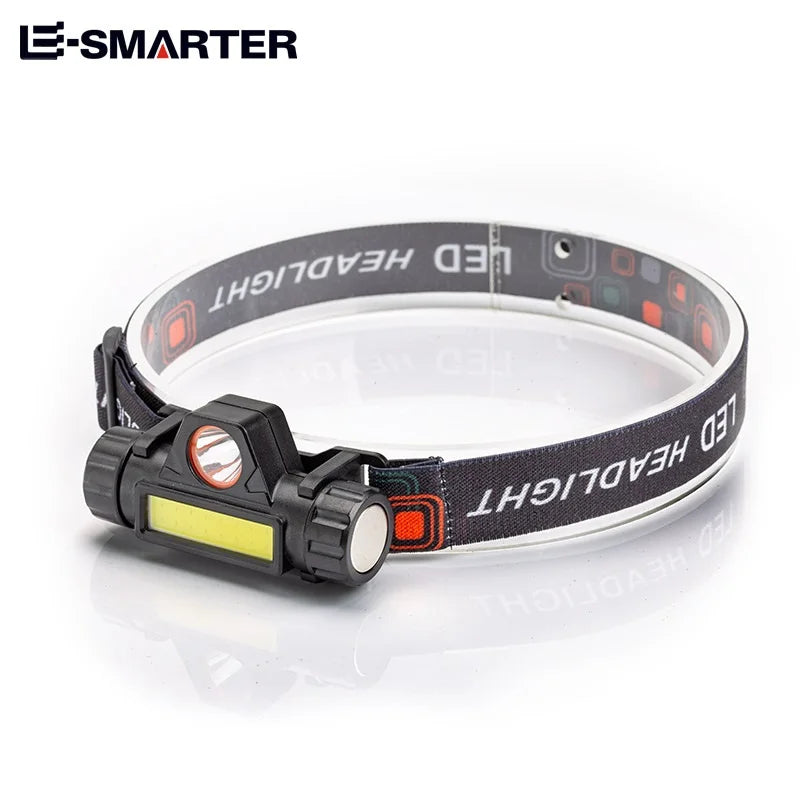 TrailBeam Rechargeable COB LED Headlamp - Magnetic 90°