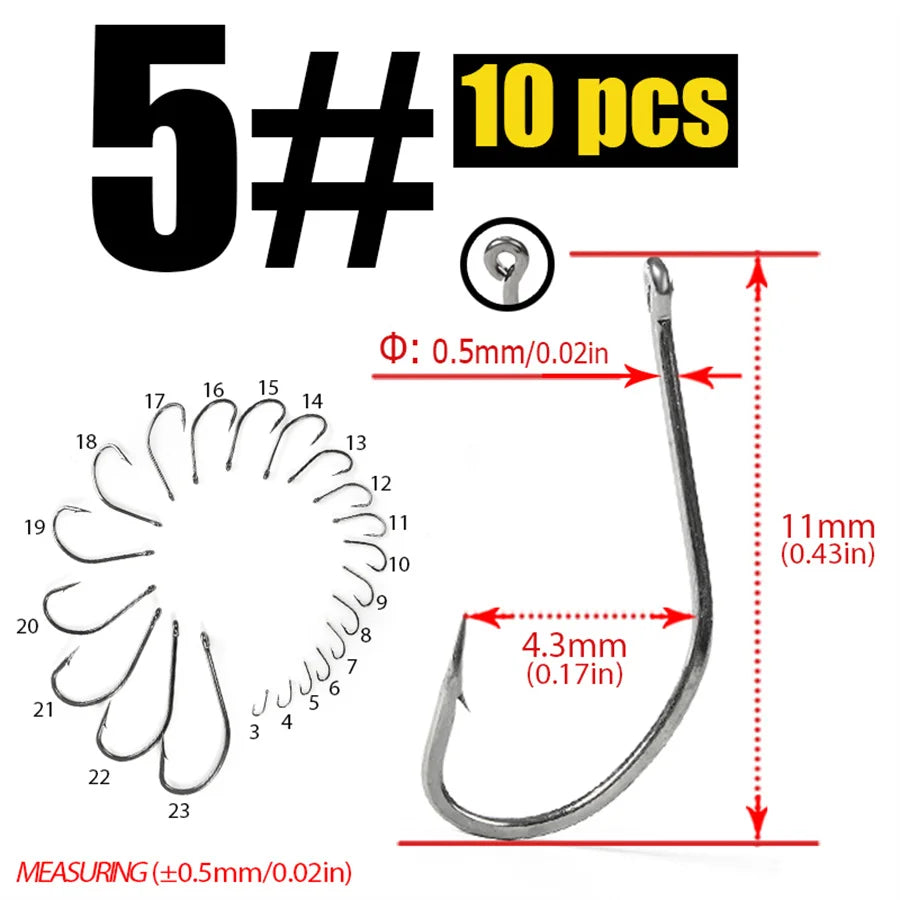 LS-9939 Saltwater Fishing Hooks - Made In Japan Quality