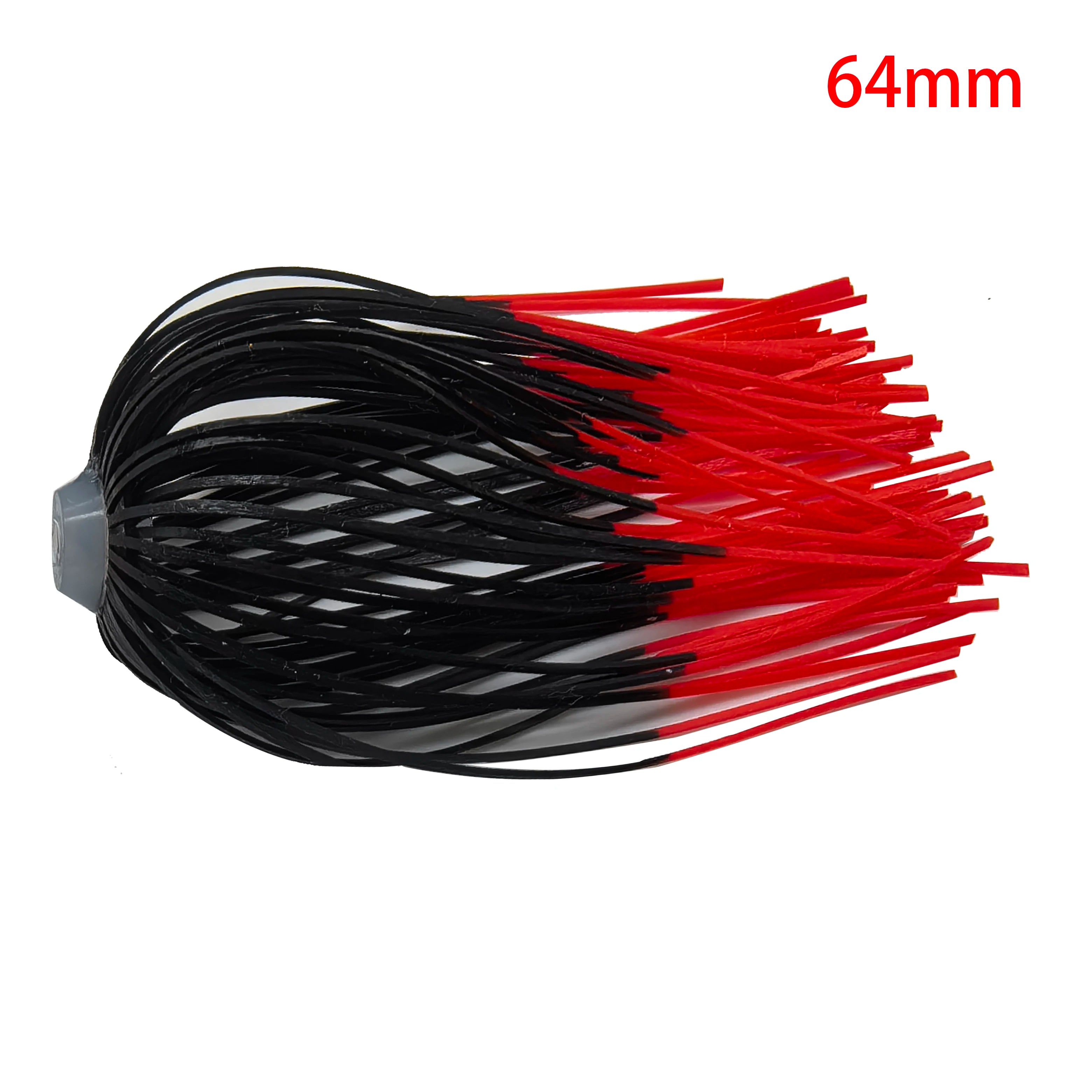 5 pcs/lot 88 Strands 64mm Silicone Skirts Elastic hole Umbrella skirts Fishing Accessories Buzzbaits Spinner Buzz Bait
