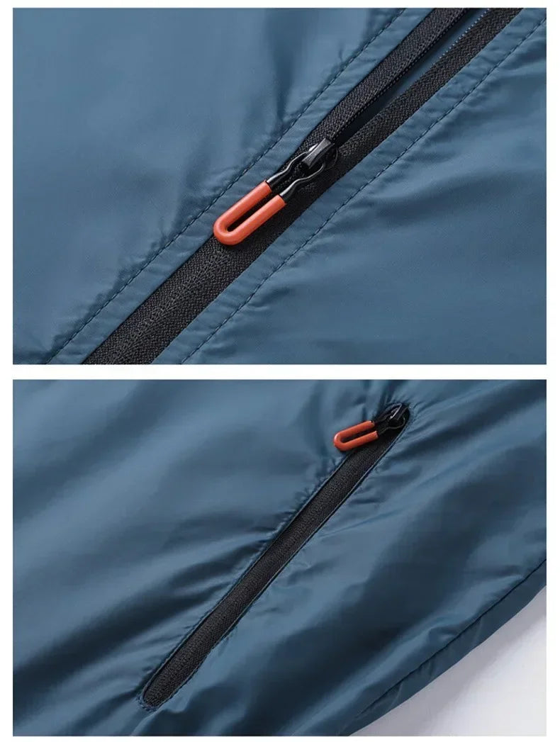 SunCoats Men's Breathable Waterproof Jacket - UV Protection