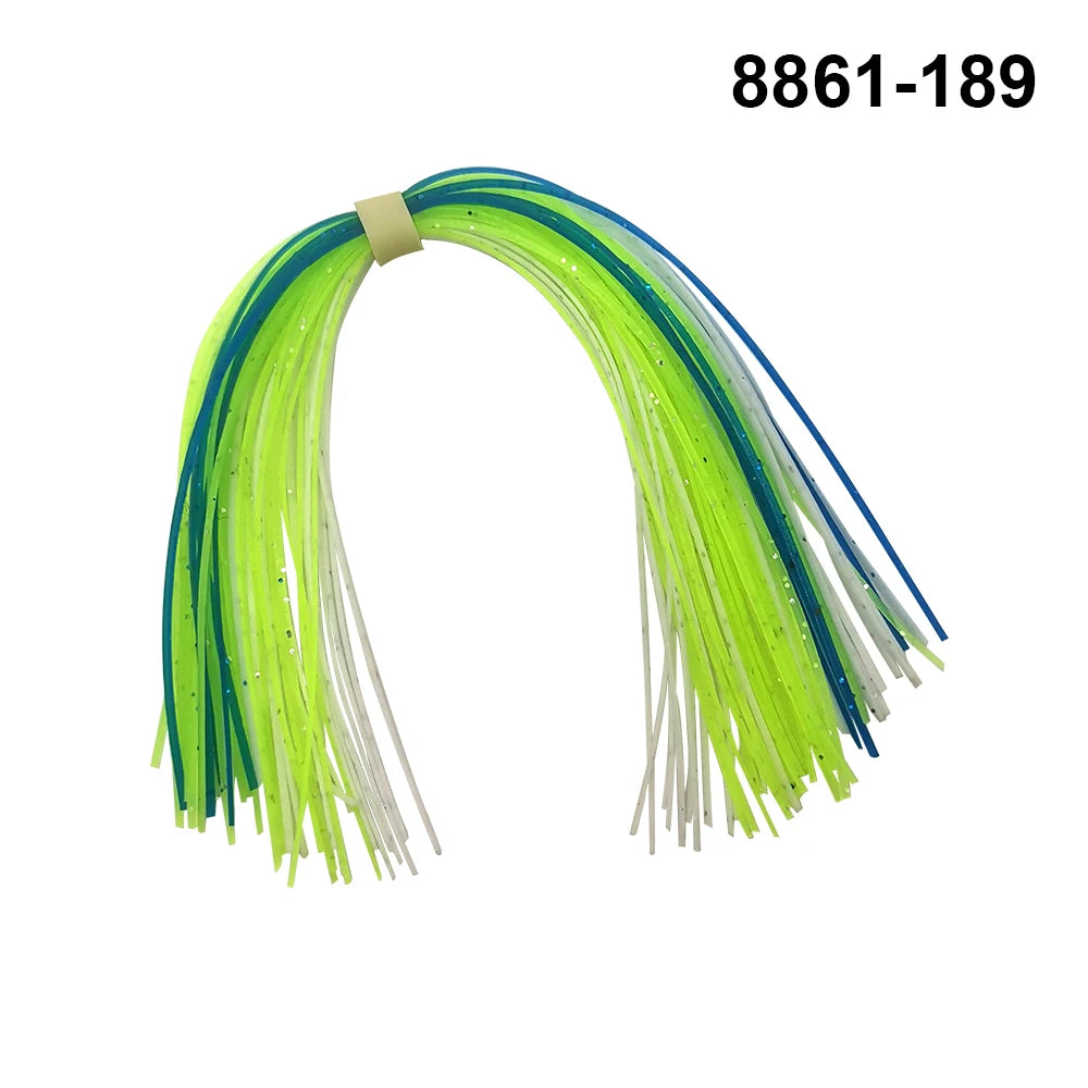 5 pcs/lot 44 Strands Silicone Skirts Umbrella skirts Fishing Accessories Buzzbaits Spinner Buzz Bait