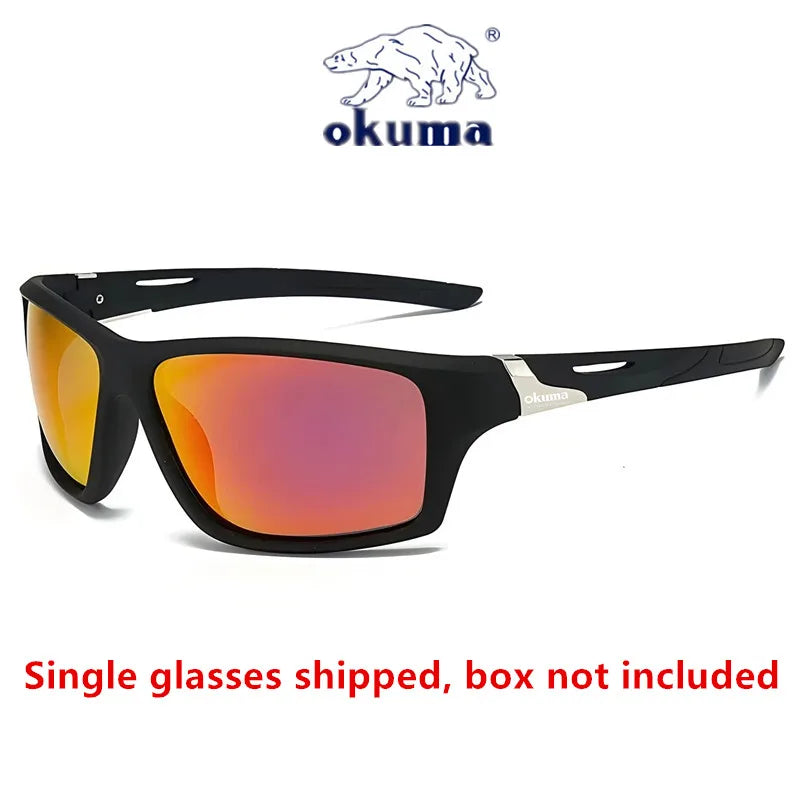 2025 Okuma Polarized Fishing Sunglasses UV400 Protective Bicycle, Driving, Hunting, Outdoor Sports Equipment