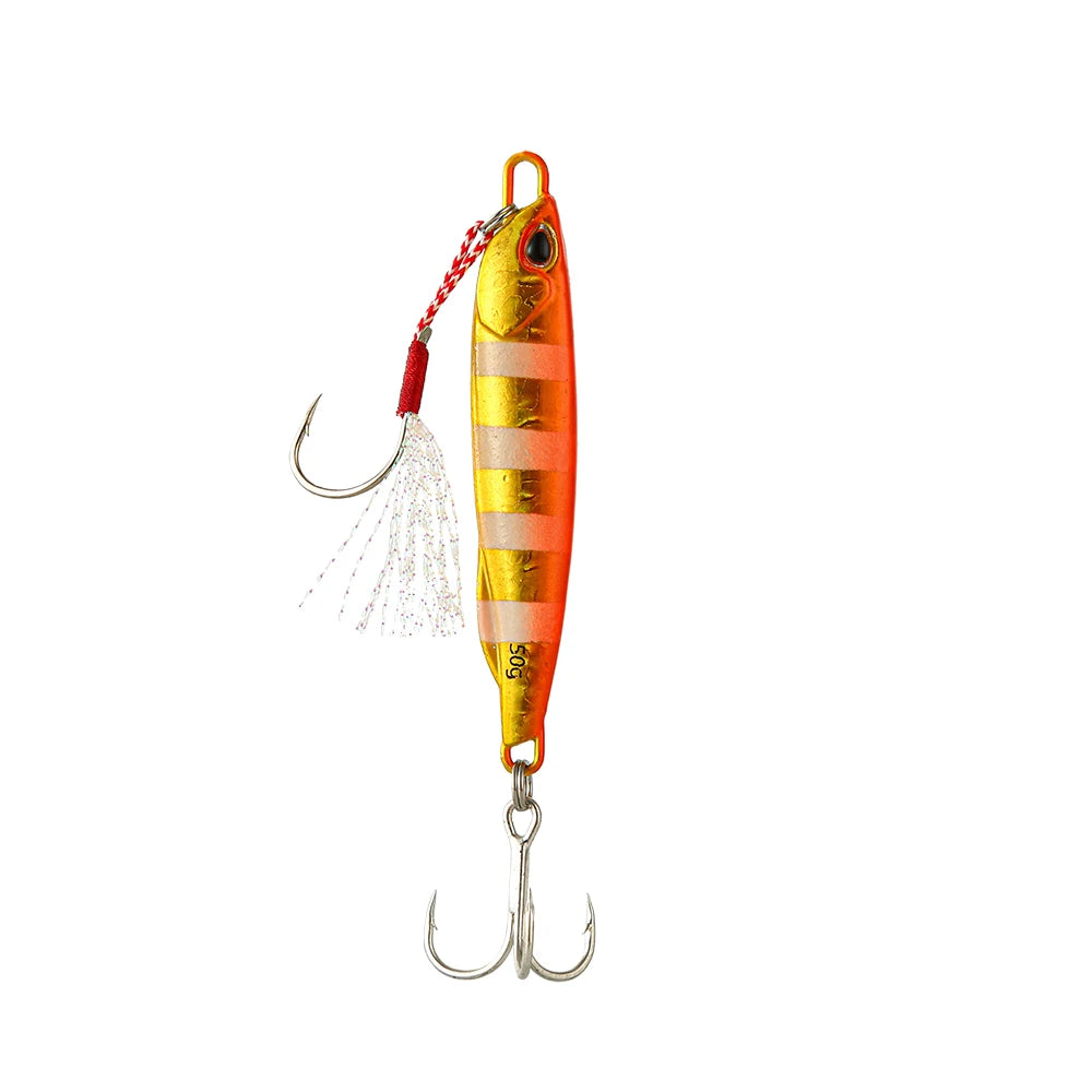 Atriptime Japen Metal Cast Jig Spoon - 10-50g Shore Lure