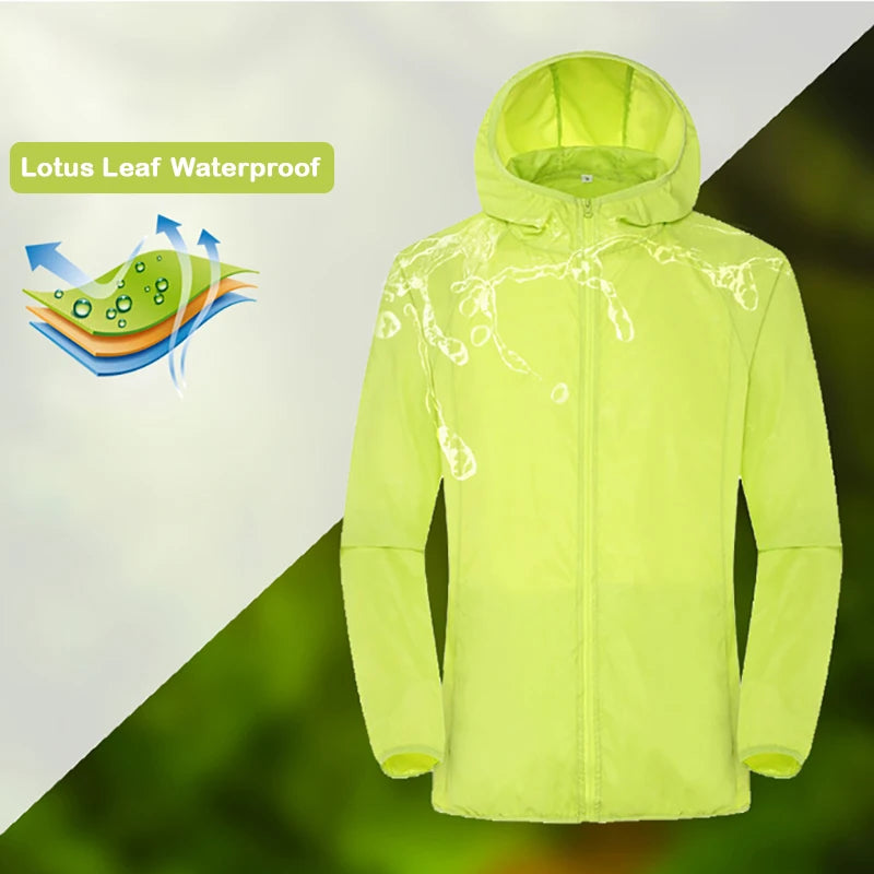 TrailGuard Camping Rain Jacket - Waterproof Quick Dry