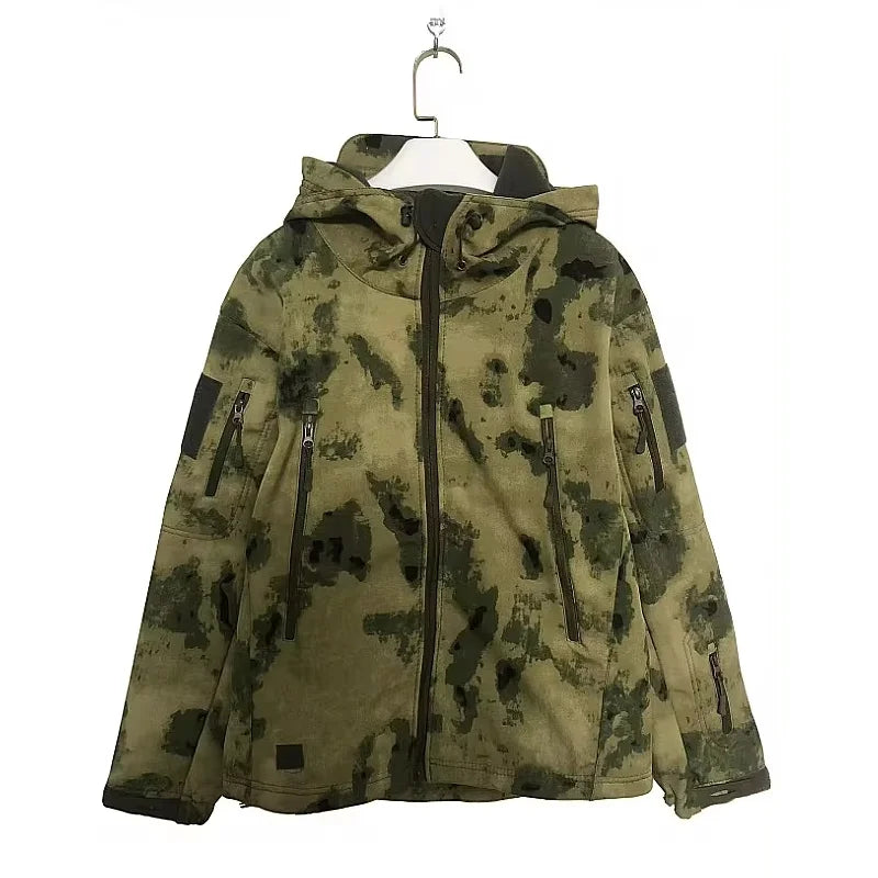 Military Shark Skin Soft Shell Jackets Men - Waterproof