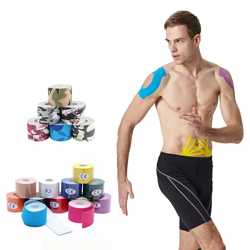 FlexPro Kinesiology Tape 2.5cm X 5m - Waterproof Cotton