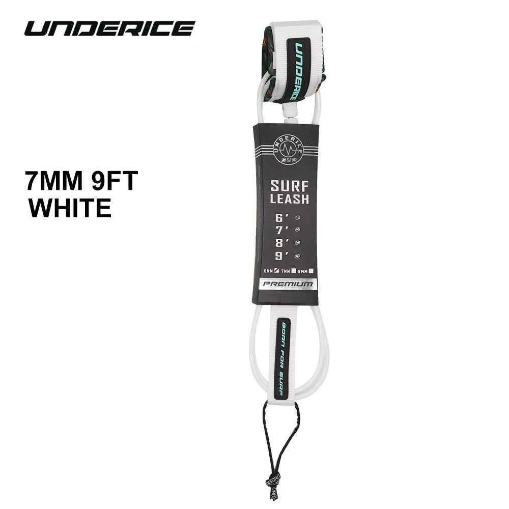 SUP Board 6-10FT Surf Leash Surf Leg Rope Surfboard Leash TPU Stainless Swivels Inflatable Paddle Board Longboard Foot Rope