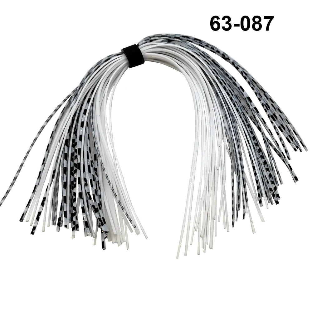5 pcs/lot 44 Strands Silicone Skirts Umbrella skirts Fishing Accessories Buzzbaits Spinner Buzz Bait