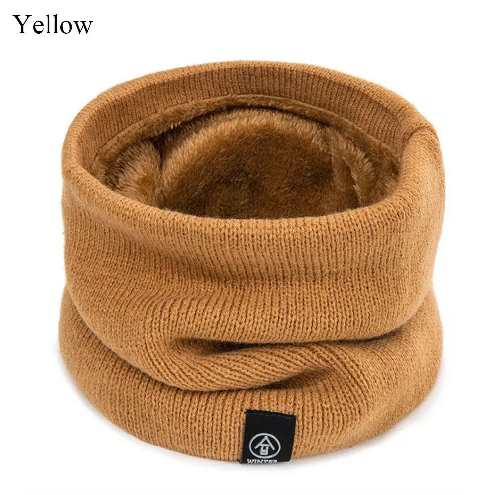 Fashion Soft Knitted Neck Warmer, Women/Men Sports Scarf with Face Cover for Winter Skating Running and Hiking