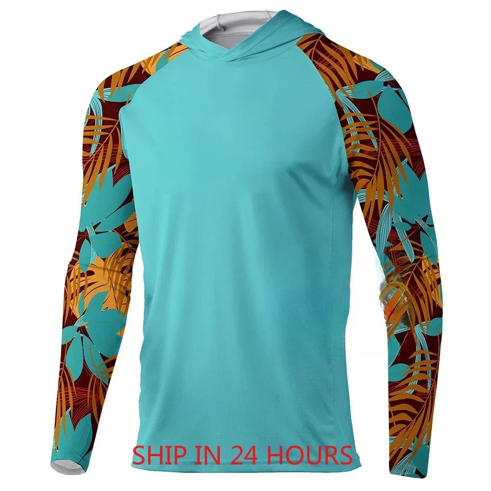 AquaGuard Hooded Fishing Shirt - UPF 50 Plus Sun Protection